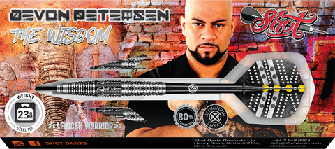 Shot Devon Peterson Wisdom 80% Steeltip darts