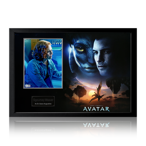 Sigourney Weaver Signed Avatar Image Iconic Frame (AFTAL Authentication)