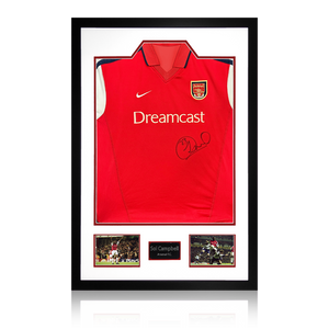 Sol Campbell Signed Arsenal 00/02 Shirt Premium Frame