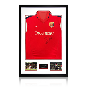 Sol Campbell Signed Arsenal 00/02 Shirt Premium Frame