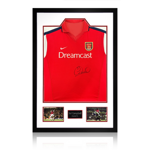 Sol Campbell Signed Arsenal 00/02 Shirt Premium Frame