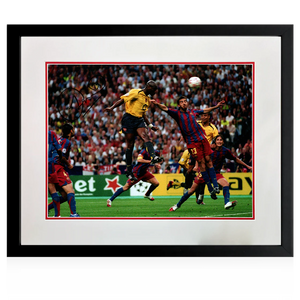 Sol Campbell Signed Arsenal Image Deluxe Mount Frame