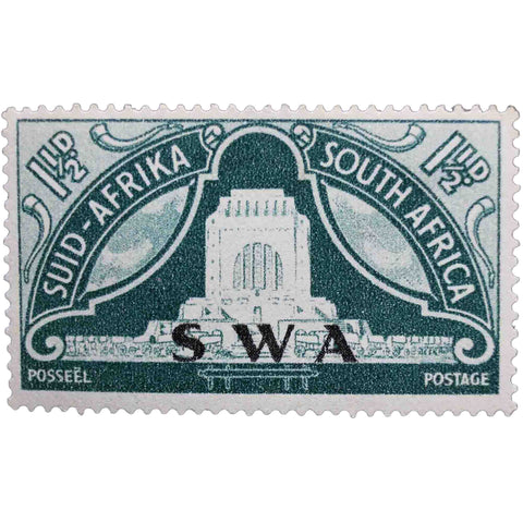 South Africa 1949 Voortrekker monument 1 1/2 d - South African Penny Postage Stamp