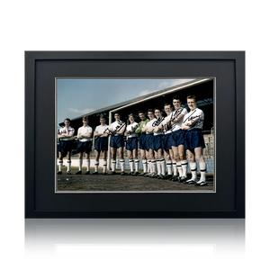 Tottenham Hotspur 1961 Squad Signed By 7 Image 2 Deluxe Mount Frame