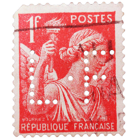 Stamp France 1939 One French franc Stamps Iris