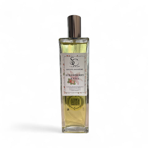 Strawberry & Lily Luxury Room Spray (Alcohol‑Free) – 100ml
