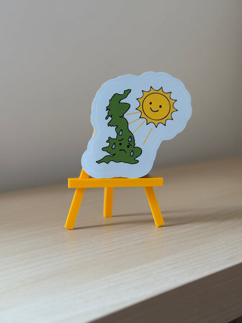 It's Hot Innit Sticker | Funny British Weather Vinyl Sticker
