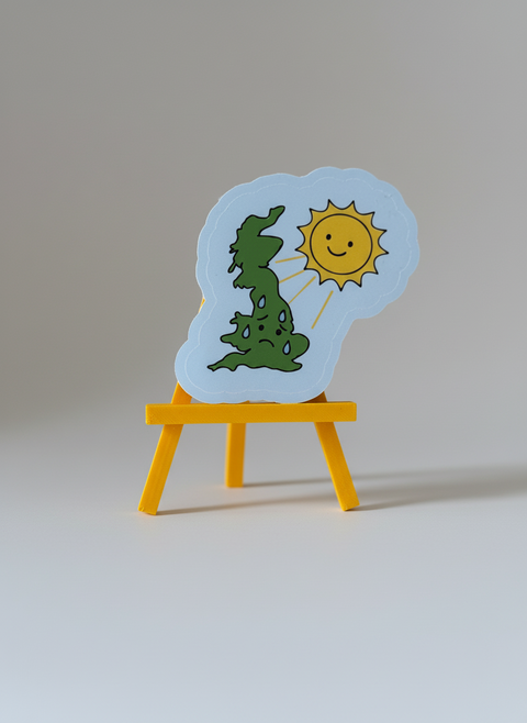 It's Hot Innit Sticker | Funny British Weather Vinyl Sticker