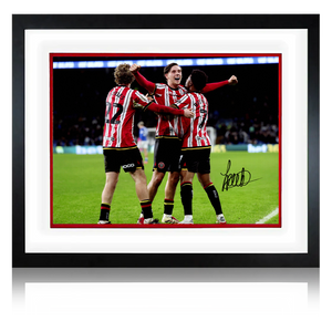Sydie Peck Signed Sheffield United Deluxe Mount Frame