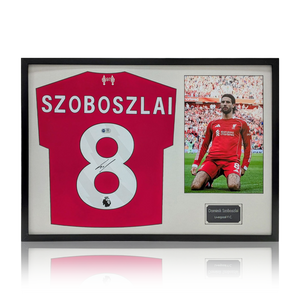 Dominik Szoboszlai Signed Liverpool 25/26 Shirt Classic Frame (ACG Cert)
