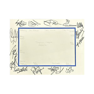 Tottenham Hotspur 03/04 Mounted Signed By 14 #1
