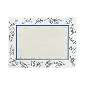 Tottenham Hotspur 03/04 Mounted Signed By 17 #4