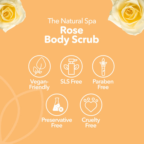 Rose Sugar Scrub | Natural Exfoliating Body Scrub for Smooth, Glowing Skin | Vegan, Plastic-Free Skincare | 2 Size Options