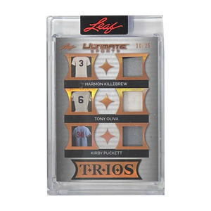 Leaf TRIOS Harmon Killebrew, Tony Oliva & Kirby Puckett 18/25