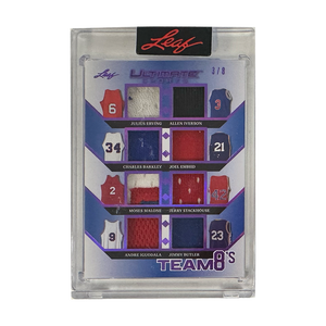 Leaf Team 8's Julius Erving, Allen Iverson, Charles Barkley, Joel Embiid, Moses Malone, Jerry Stackhouse, Andre Iguodala & Jimmy Butler 3/8