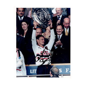 Teddy Sheringham Signed 10x8 Image