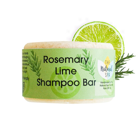 Rosemary & Lime Shampoo Bar | Natural Hair Wash for All Hair Types | Vegan, Plastic-Free Hair Care