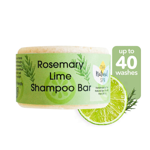 Rosemary & Lime Shampoo Bar | Natural Hair Wash for All Hair Types | Vegan, Plastic-Free Hair Care