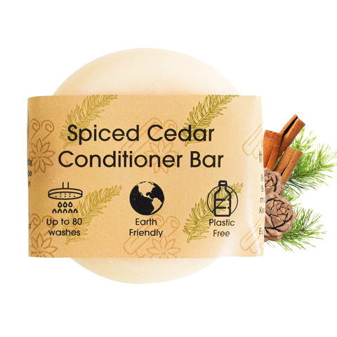 Spiced Cedar , Solid Conditioner Bar 60g