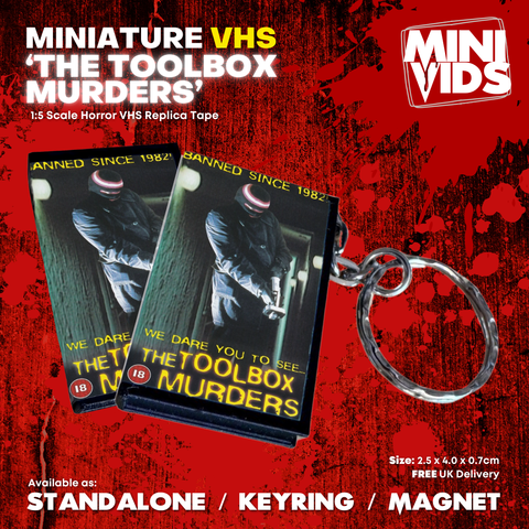 The Toolbox Murders 'MiniVids' Miniature Horror VHS