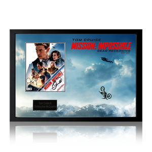 Tom Cruise & Christopher McQuarrie Signed Mission: Impossible – Dead Reckoning Part One Image Iconic Frame (AFTAL Authentication)