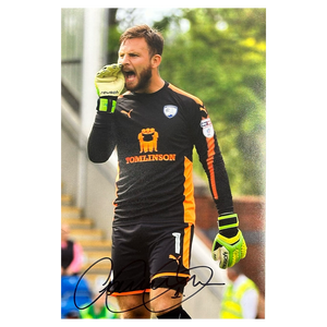 Tommy Lee Signed Chesterfield 12x8 Image