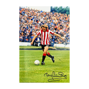 Tony Currie Signed Sheffield United 12x8 Image