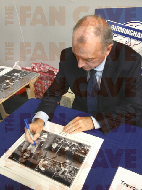 Trevor Francis Signed Birmingham City Montage Deluxe Mount