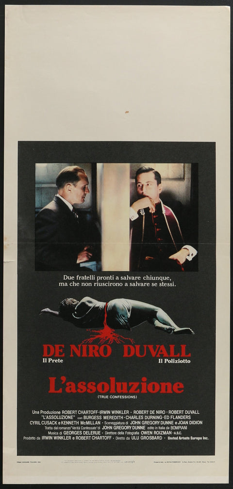L'assoluzione – Wahre Geständnisse (1981) Original italienisches Locandina-Filmplakat