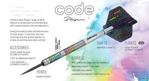 Unicorn CODE James Wade darts 90%