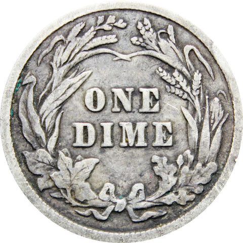 United States 1912 One Dime Barber Coin Silver