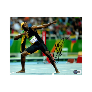 Usain Bolt Signed 10x8 Image
