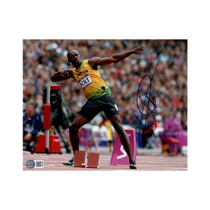 Usain Bolt Signed 10x8 Image