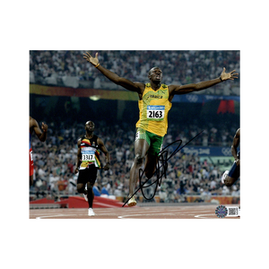 Usain Bolt Signed 10x8 Image
