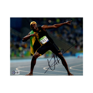 Usain Bolt Signed 10x8 Image