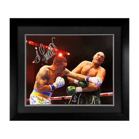 Oleksandr Usyk Signed 20x16 Deluxe Mount Frame