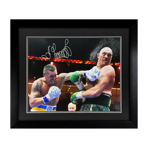 Oleksandr Usyk Signed 20x16 Deluxe Mount Frame