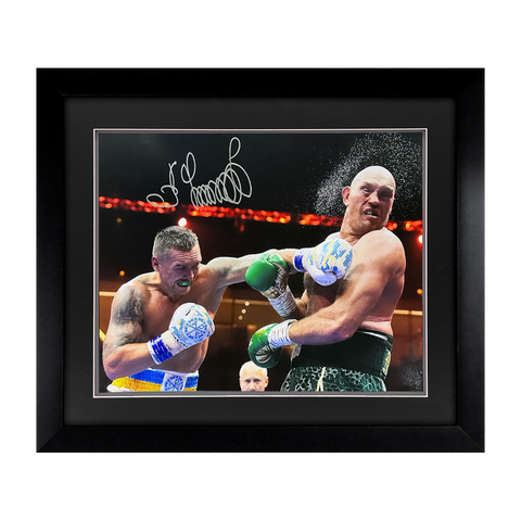 Oleksandr Usyk Signed 20x16 Deluxe Mount Frame