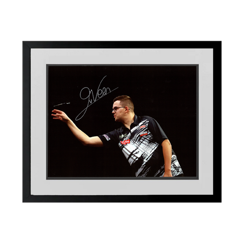 Gian van Veen Signed 16x12 Image Deluxe Mount Frame #2