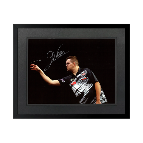 Gian van Veen Signed 16x12 Image Deluxe Mount Frame #2