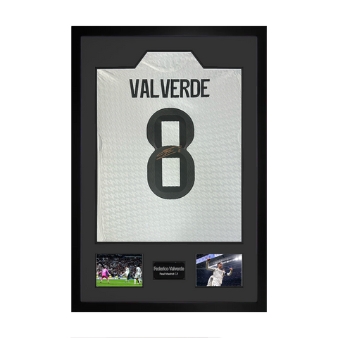 Federico Valverde Signed Real Madrid Premium Frame