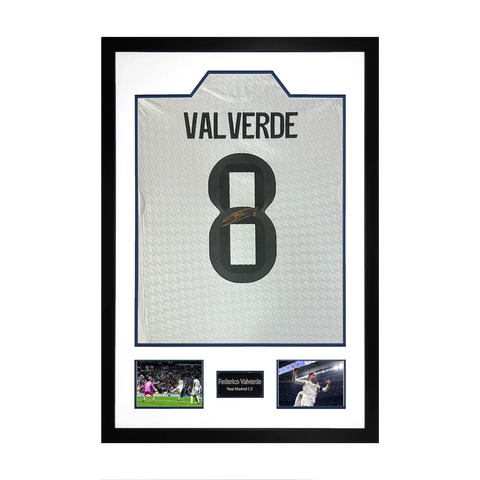 Federico Valverde Signed Real Madrid Premium Frame