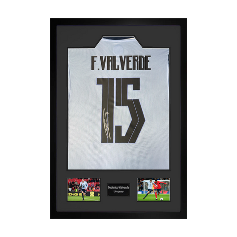 Federico Valverde Signed Uruguay Premium Frame