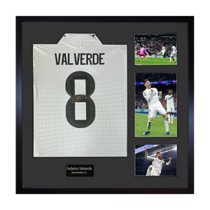 Federico Valverde Signed Real Madrid Elite Frame