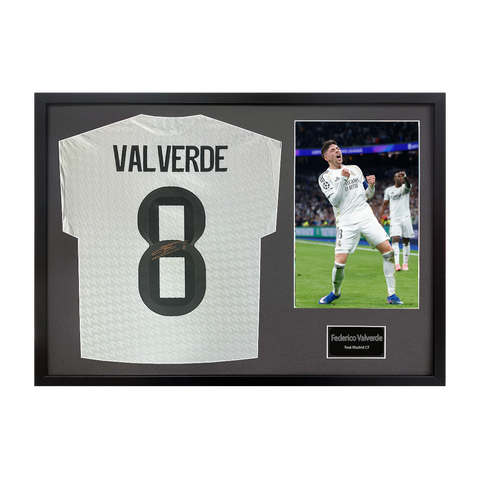 Federico Valverde Signed Real Madrid Classic Frame