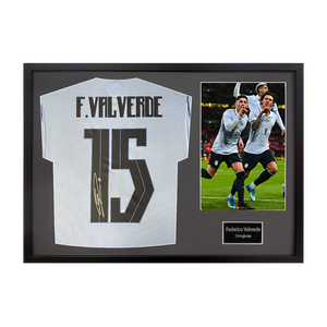 Federico Valverde Signed Uruguay Classic Frame