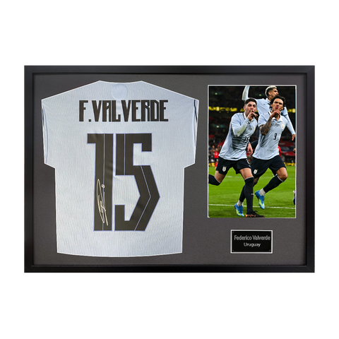 Federico Valverde Signed Uruguay Classic Frame