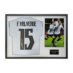 Federico Valverde Signed Uruguay Classic Frame