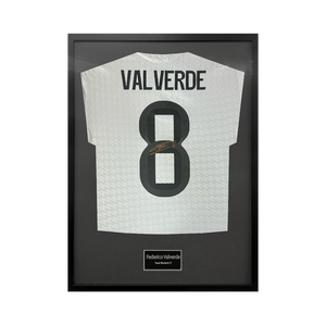 Federico Valverde Signed Real Madrid Standard Frame
