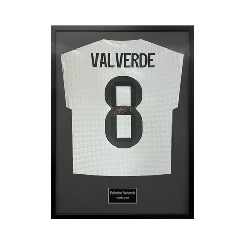 Federico Valverde Signed Real Madrid Standard Frame